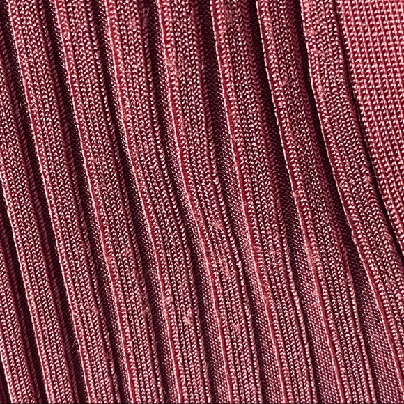 Pink Rayon with Spandex front -button 3/4 sleeve Women Medium top. - Picture 4 of 4